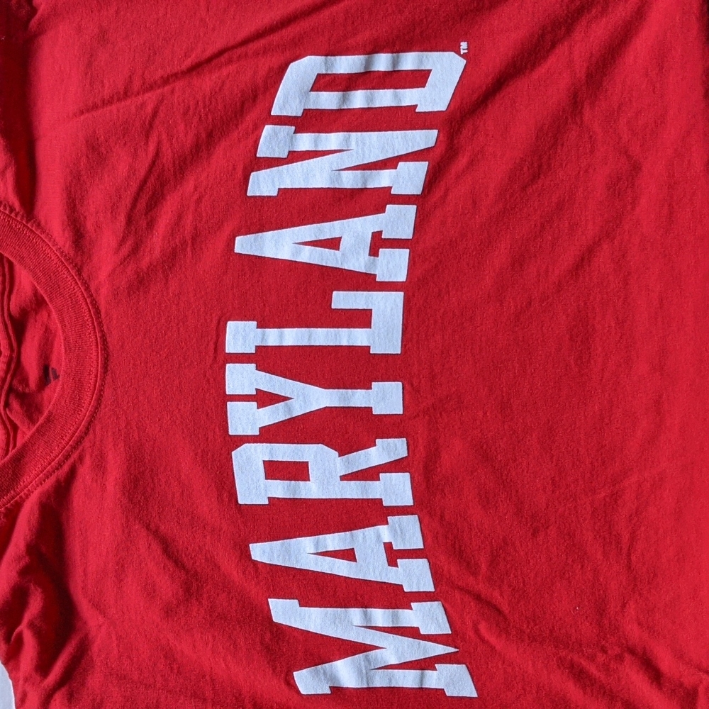 University of Maryland t-shirt